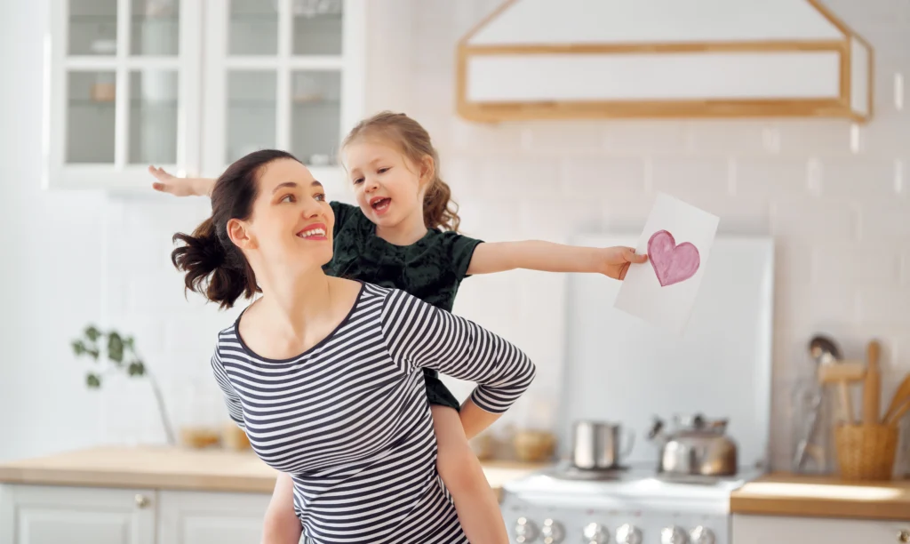 A Professional Nanny playing with a child